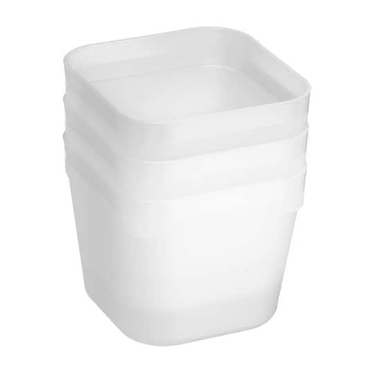 24 Packs: 3 ct. (73 total) 3" White Drawer Organizers by Simply Tidy®